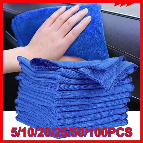 Bulk Lot Microfiber Cleaning Cloth Towel No-Scratch Rag Car Polishing Detailing - Picture 4 of 30