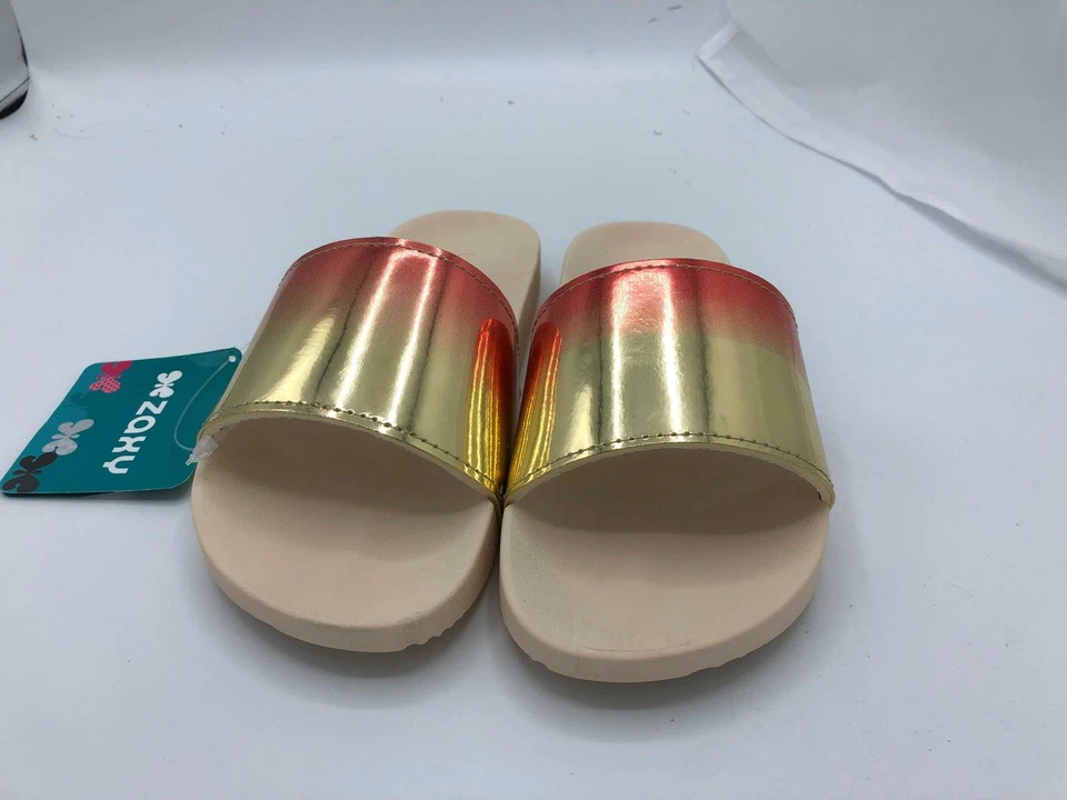 Zaxy Snap Slide Sandal (2209) Rose Gold Size 5 - Image 2 of 4