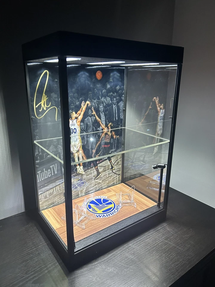 Steph Curry PSA & BGS led sports card display case. Golden State Warriors - Image 2 of 4