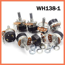 Potentiometer Dreh Poti Stereo/Mono/linear/logarithmisch Taper Poti mit Schalter