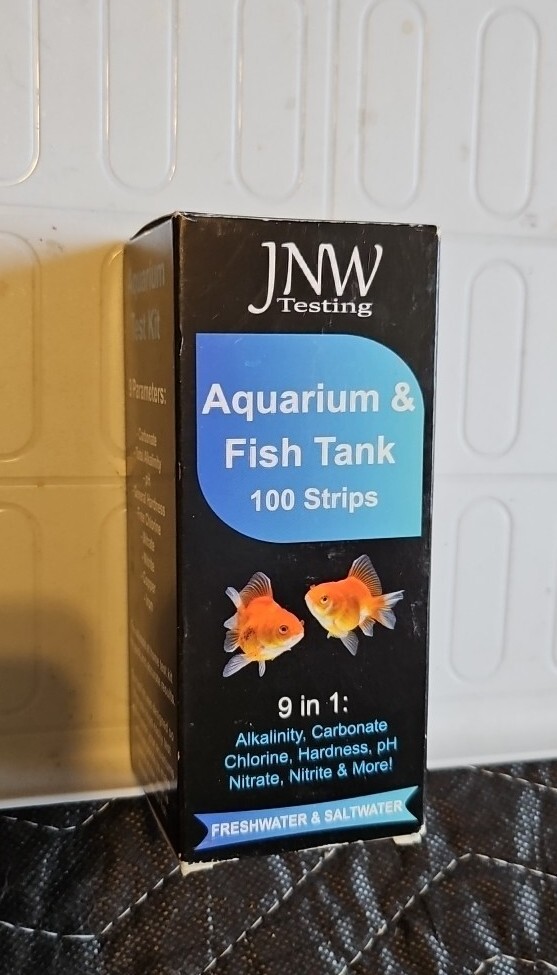 JNW Direct Aquarium Test Strips for Fish Tank 9 in 1, 100 Strip Pack