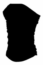 Women Ladies Plus Size Side Tie Boobtube Strapless Bandeau Crop Vest Tops 8-26