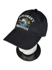 Fisherman's Warehouse Strapback Hat Baseball Cap OSFM Unisex Adult Black