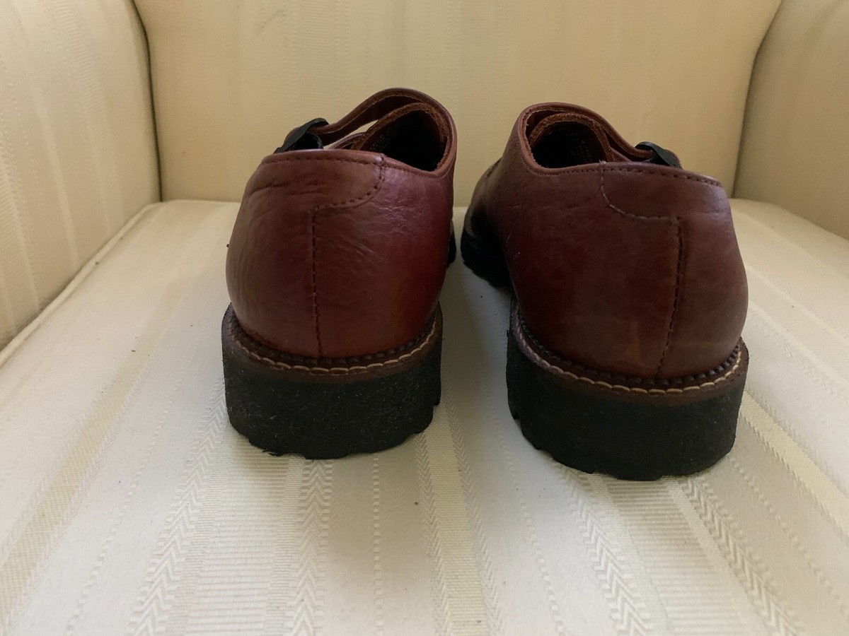 HS Trask Buckle Monk Strap Mens Bison Leather Shoes Oxfords  display picture 1