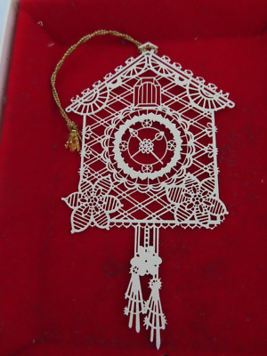 Coo Coo Clock Tamerlane Winterlace Ornament #15078- MIB