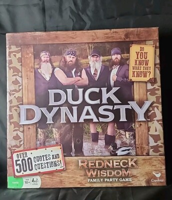 DUCK DYNASTY REDNECK WISDOM FAMILY PARTY GAME SEALED.           2cntr-3
