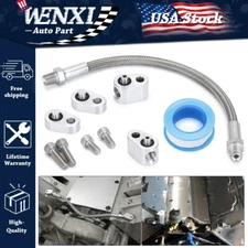 For LS1 Throttle Body Bypass New Coolant / Steam Port Crossover Hose Kit-C