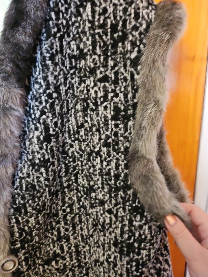 Chaleco MUJER de piel de oveja genuina hecho en UCRANIA TALLA 6XL o 3X nuevo sin etiquetas Foto 3 de 4