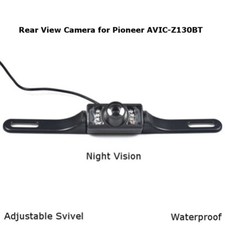 Rear View Camera Backup License Plate Night for Pioneer AVIC-Z130BT AVICZ130BT