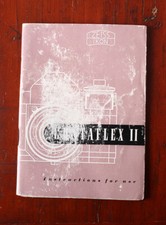 ZEISS CONTAFLEX II INSTRUCTION BOOK/217762