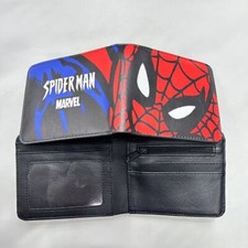 Batman SUPERMAN Cartoon PU Leather With Card Holder Bi-Fold Purse Wallets