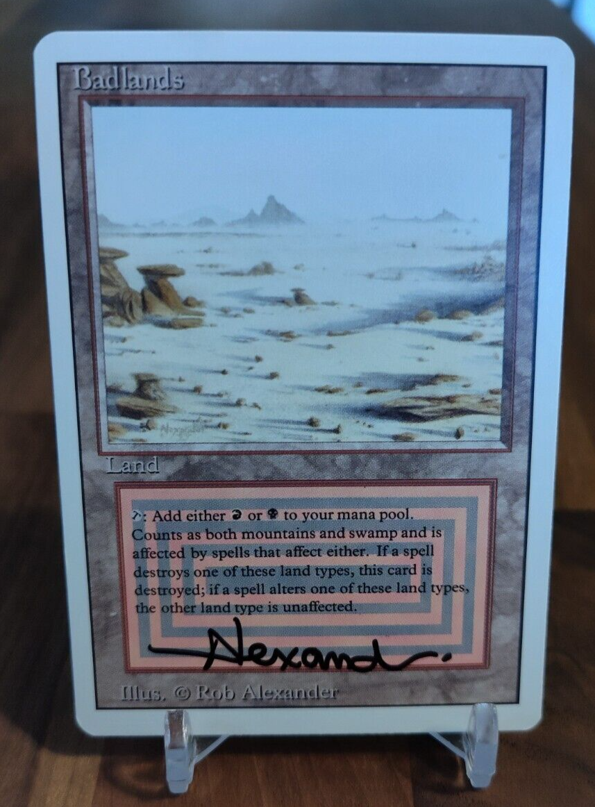 Badlands NM-MINT Signed Artist Proof AP English Revised Badlands NM-MINT Signed Artist Proof AP English Revised