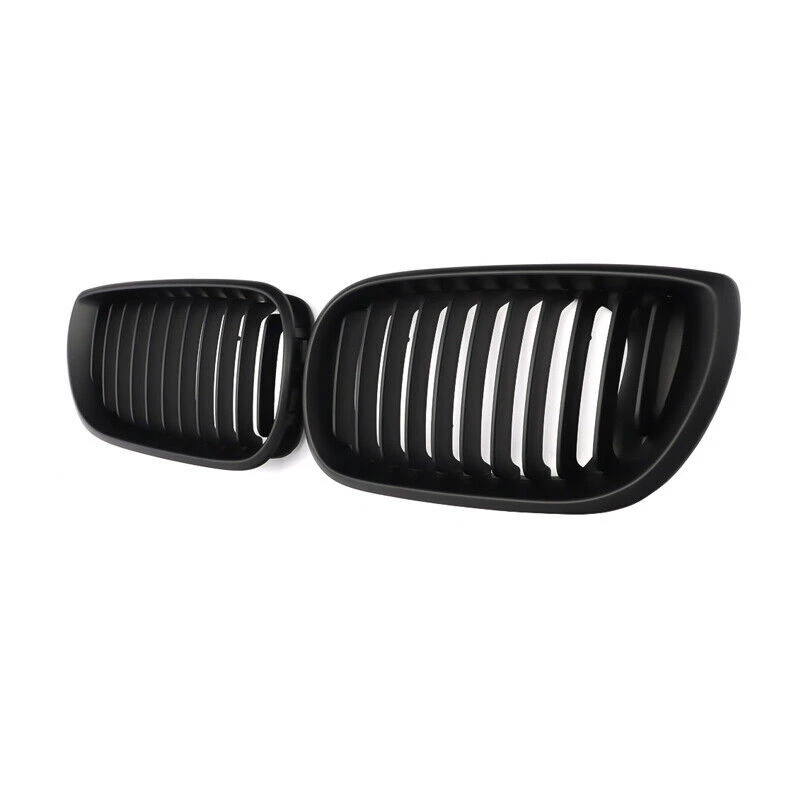 For 2002-2005 BMW E46 325i 330i Sedan LCI Front Kidney Grille Gloss Black Grille Foto 2 de 4