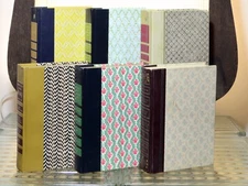 Hardcover Decorative Display Books Coffee End Table Decor Lot of 6 Chic Style