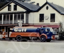 1950s Gulf Oil Tanker Fuel Truck Small Town 7UP Vintage 8mm Home Movie Film