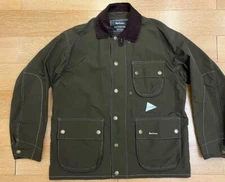 Barbour and WANDER Pivot Jacket Outer Size L Pre-owned Unused Khaki Japan F/S