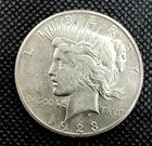 {USA Coins 1923 Peace Silver Dollar/ 90% Sil./ Circul- Uncirculated Condition!}