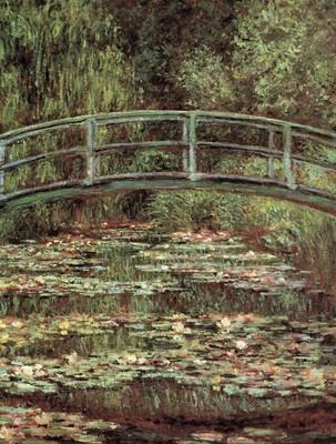 Claude Monet - River Bridge Lilies 1886 Poster Leinwand Film Film Druck A0 A1 A2