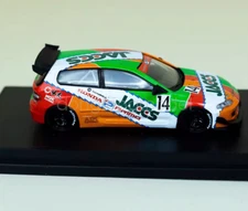 Fuji 1:64 For Civic EG6 #14 Sir Pandem Rocket Bunny Diecast Metal Car Model