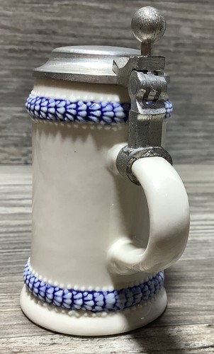 Vintage 90s Miniature Simon Peter Gerz Hillscheid Germany Mini Lidded Beer Stein - Picture 15 of 22