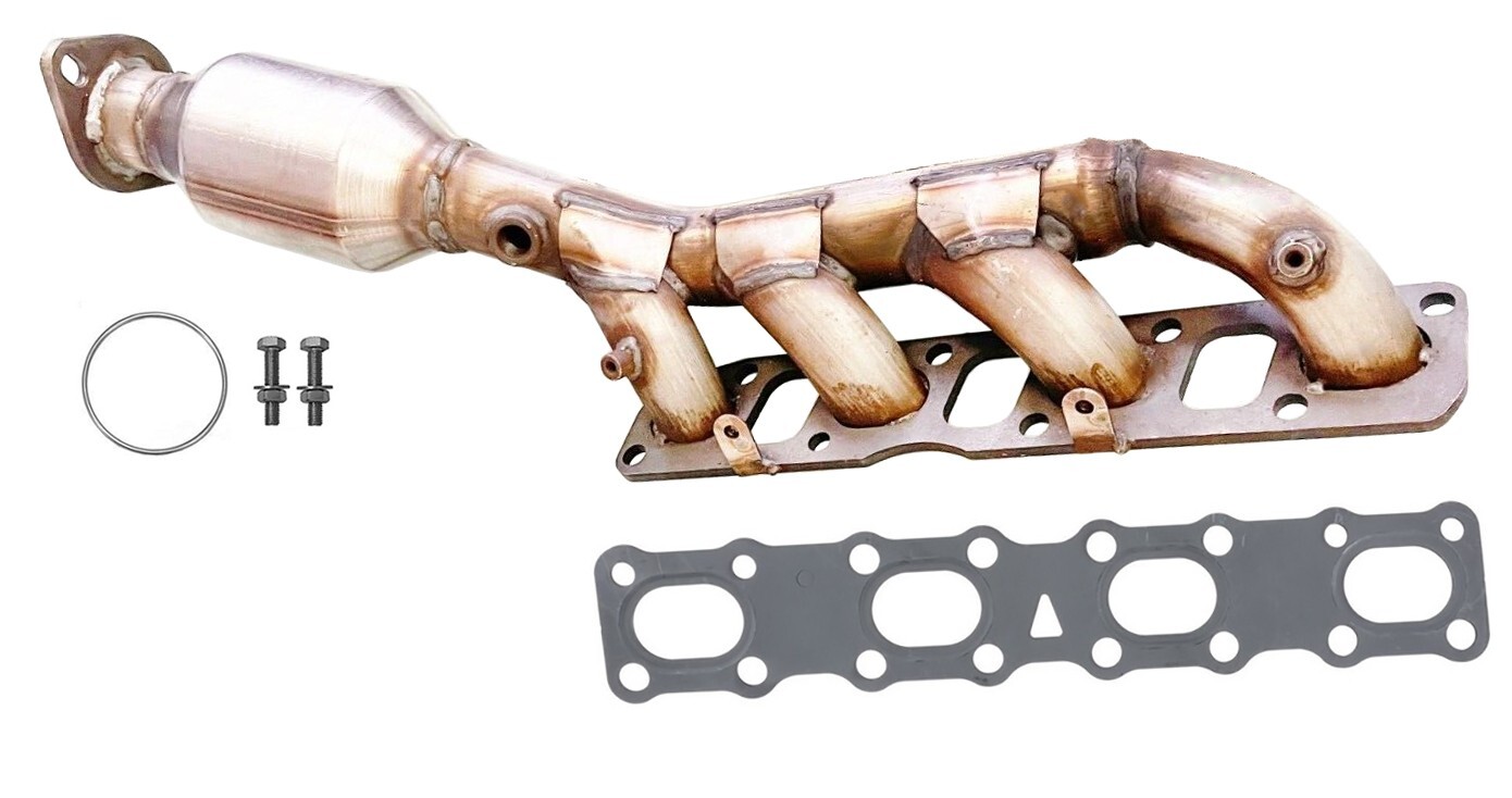 For Nissan Titan 5.6L 2004-2015 Manifold Catalytic Converters Front & Rear All 4