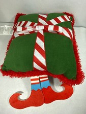 Christmas/Holiday Elf,present plush/stuffed pillow