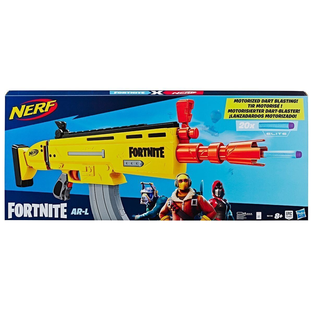 Nerf Fortnite Toy Gun Blue Shock Dart Blaster at NEW IN BOX!