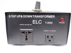 ELC T-2000 Converter Transformer w/ Circuit Breaker Protection (EB69)