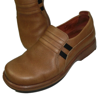 Dansko Loafer Brown Leather Slip On Shoes Comfort Portugal 39 Women's Size 