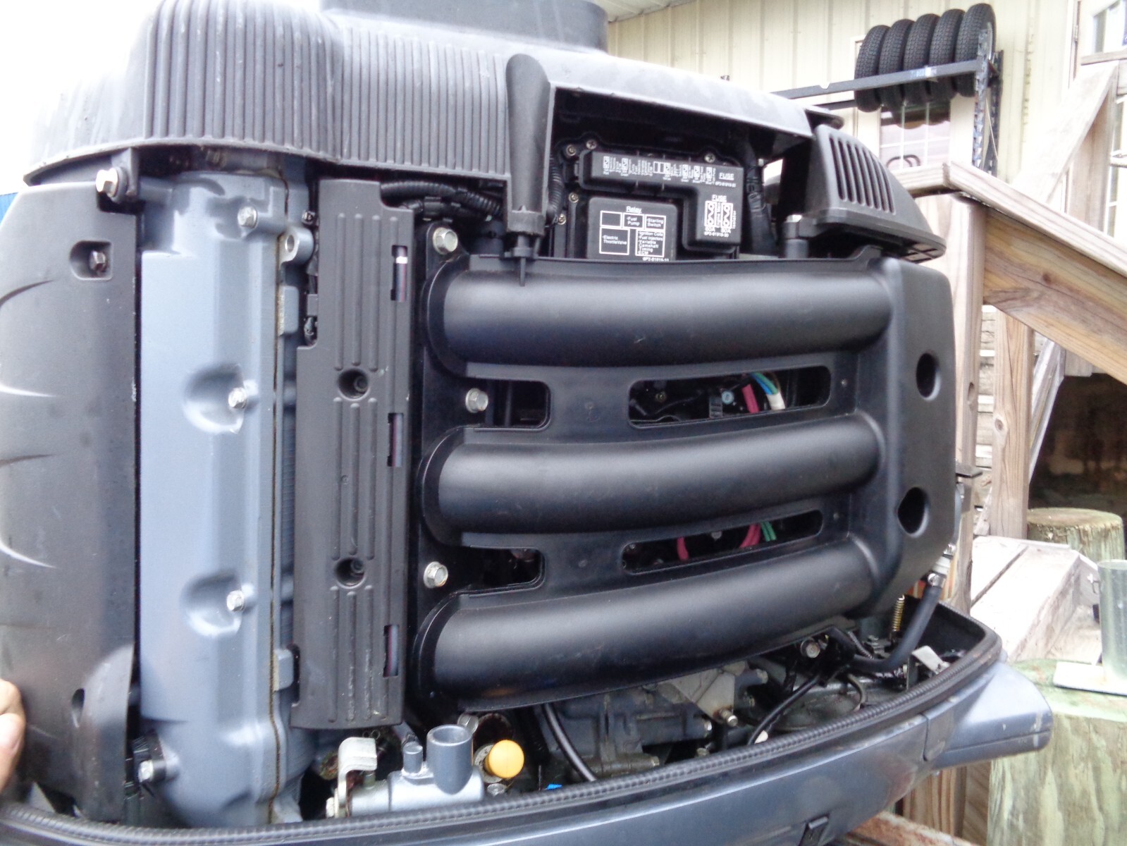 USED 2006 YAMAHA 250hp 4 FOUR STROKE 25" OUTBOARD BOAT MOTOR ENGINE 250