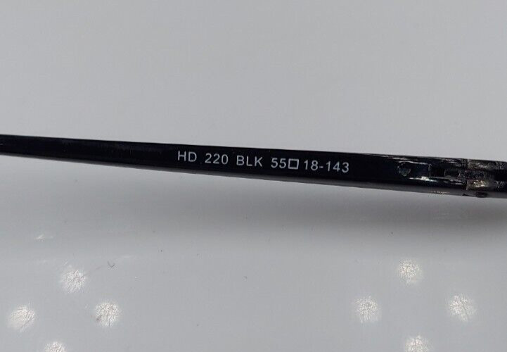 Harley Davidson HD220 Black Rectangular Metal Sun… - image 6