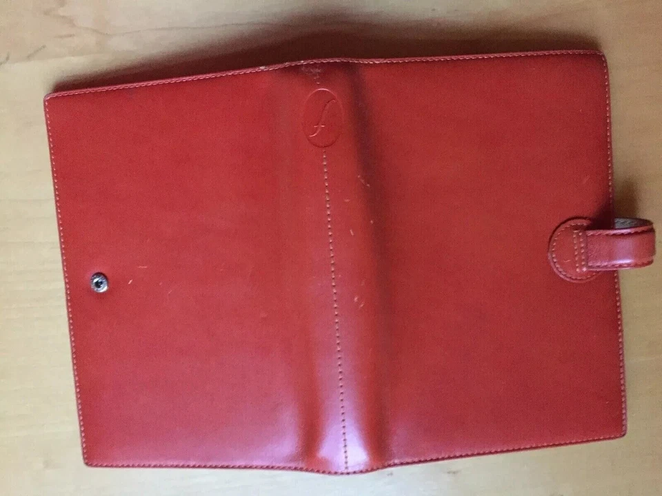 Filofax Personal Dorset/Organiser Italian Timer Echtleder Rotbraun 18,5cm x 13cm - Bild 4 von 4