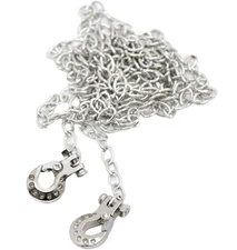 Realistic 1/10 Size Drag Chain & Tow Hooks for 1/10 Scale Off-Road Crawler