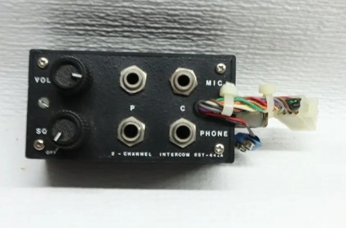 Nice Used Aviation 2 Place Intercom Model: RST-442A Intercom Switch System - USA