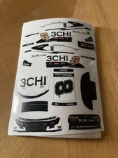 2022 Tyler Reddick 3Chi Custom Peel And Stick 1/64 Scale Decals