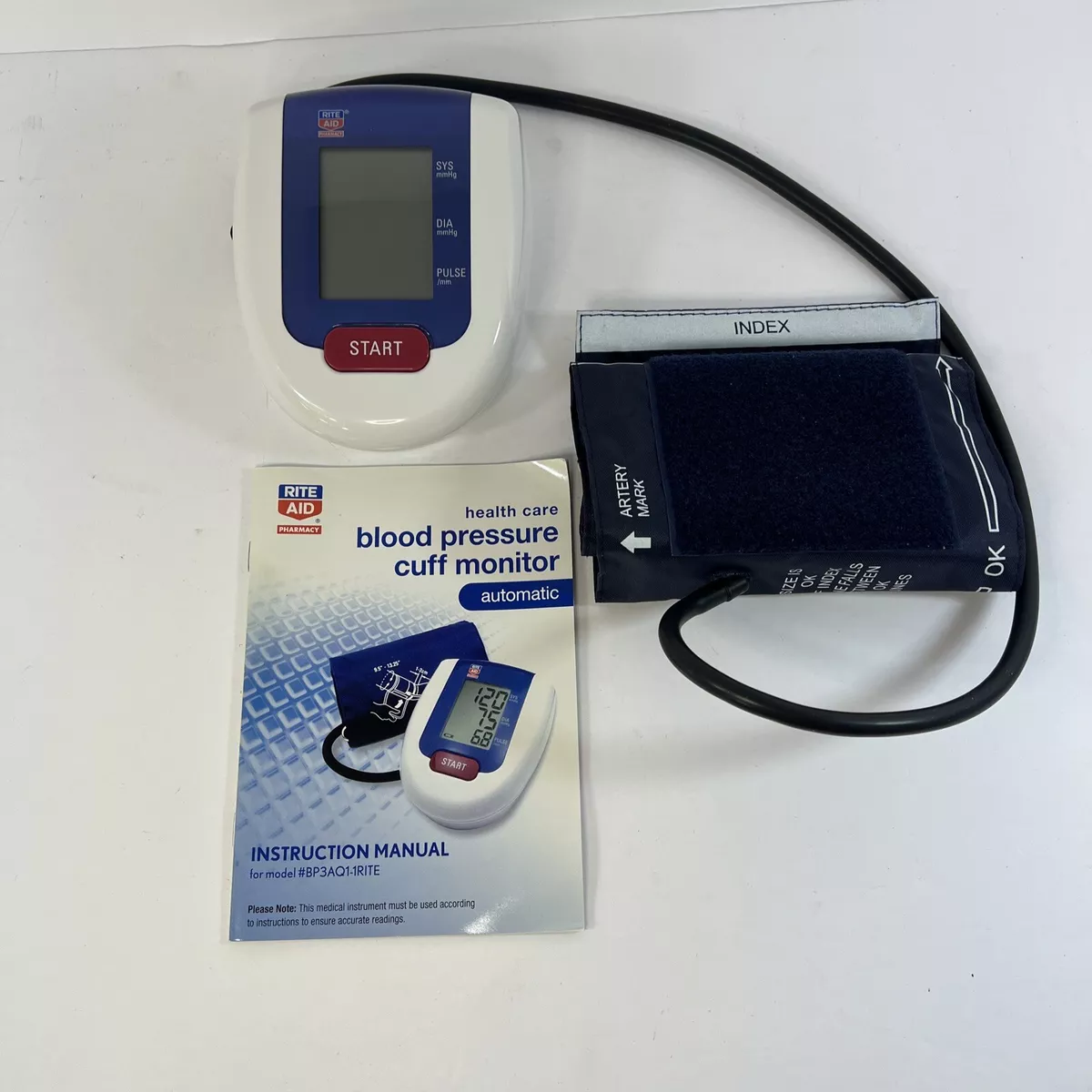 Rite Aid Automatic Blood Pressure Cuff Monitor