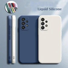 For Samsung A56 A13 A14 A23 A54 A52S Phone Case Shockproof Liquid Silicone Cover