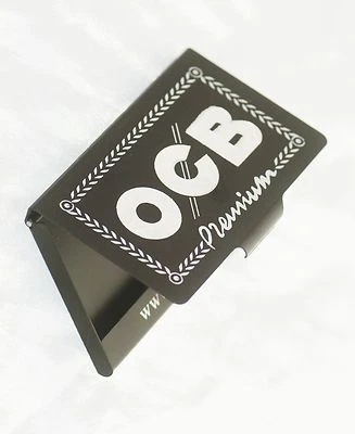 Estuche de metal doble regular OCB [con logotipo de holograma] 7,5 cm x 4,7 cm