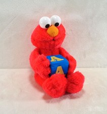 Sesame Street 19" Elmo Plush Holding Letter A Box 2005 / Nanco