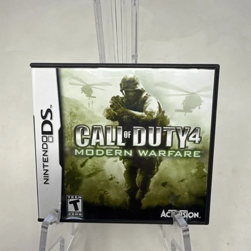 Call of Duty 4 Modern Warfare (Nintendo DS, 2007) COMPLETE! w/Manual + Inserts!