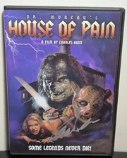 Dr. Moreau's House Of Pain Dvd *Autographed By Charles Band* Fullmoon Pictures 