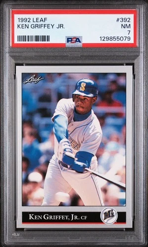 1992 Leaf - Ken Griffey Jr #392 PSA 7