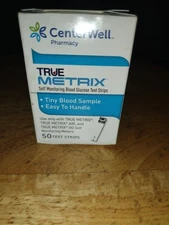  True Metrix/Centerwell Blood Glucose Test Strips 50ct (New, Sealed)