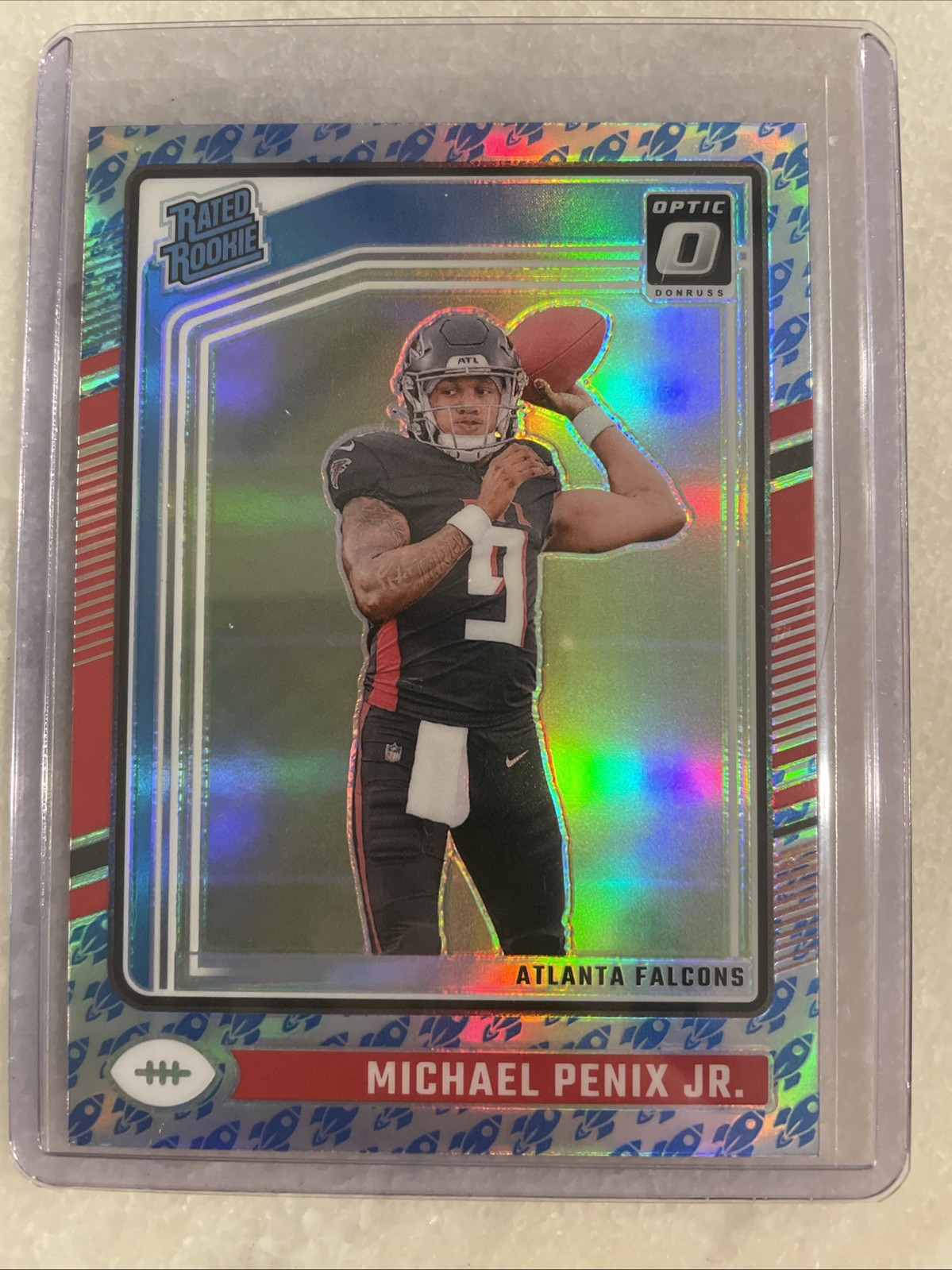 2024 Panini Donruss Optic - Rated Rookie Michael Penix Jr. #279 Rocket Prizm