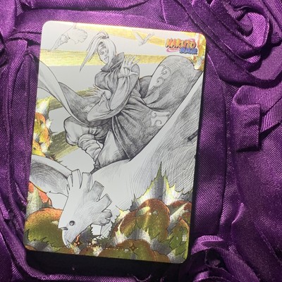 Deidara NARUTO Crystal Anime Waifu ACG Girl Holo Card