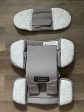 NEW Nuna EXEC Car Seat Infant Insert 3-Piece Set - Grey Quilted Knit Jersey