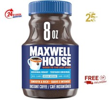 Maxwell House Original Roast Instant Coffee, 8 oz Jar