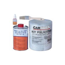 CARPRISS Kit fibra de vidrio con catalizador 1 KG