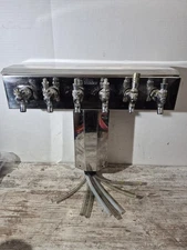 Glastender 6 Tap Beer Dispenser SS Tower