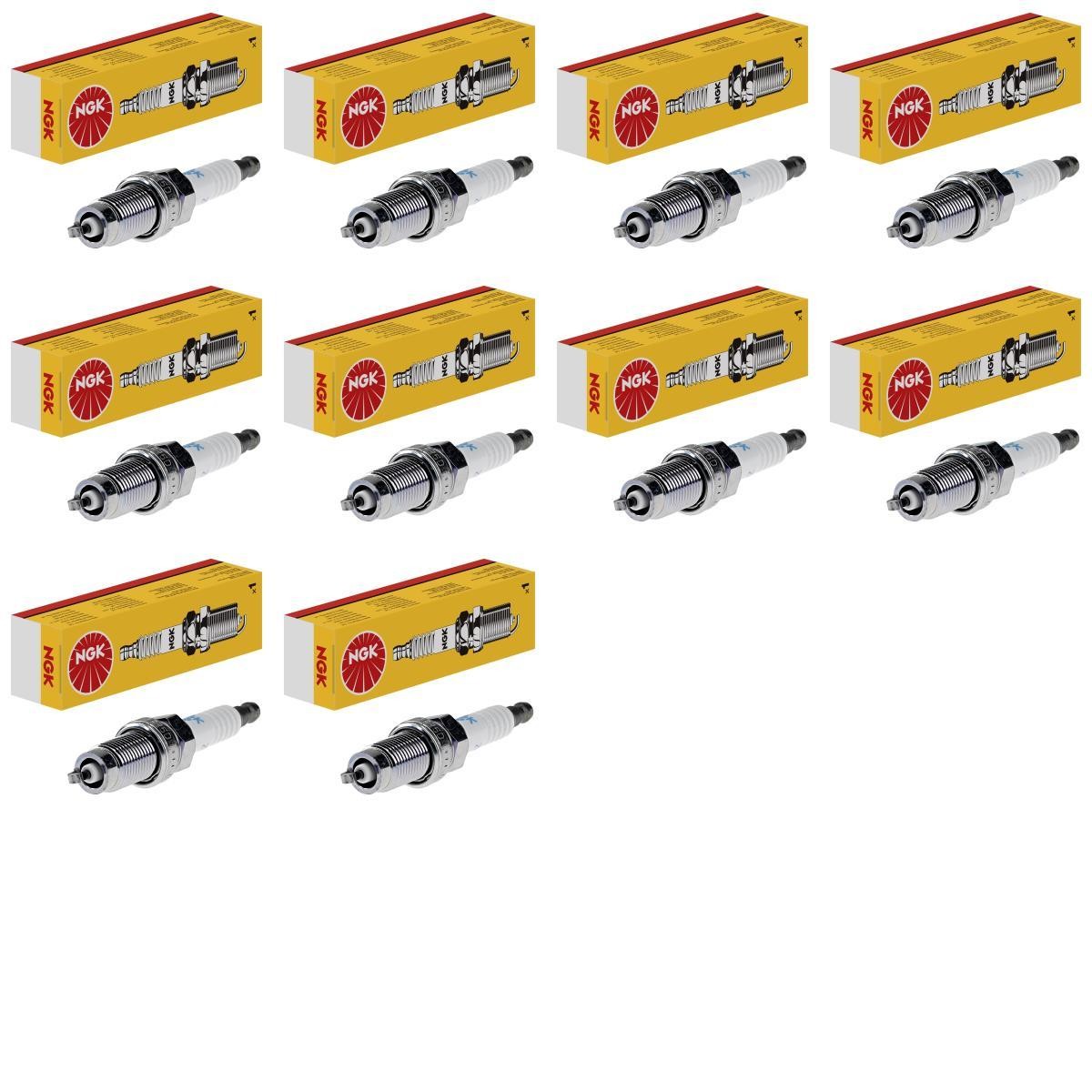 NGK 4936 Spark Plug Pack of 10 for Dodge Jeep Ram 1500 Commander Dakota 02-12